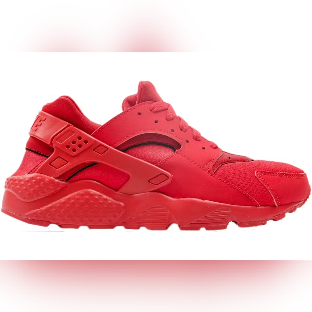 Nike Air Huarache Triple Red GS Size 9